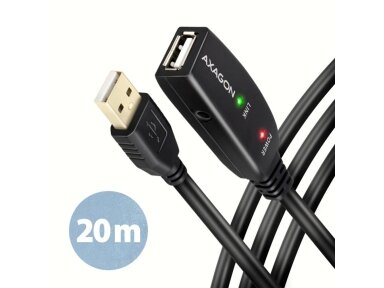 CABLE USB2.0 A-M/A-F ACTIVE/20M ADR-220 AXAGON