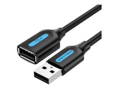 CABLE USB2.0 MALE TO FEMALE/3M BLACK CBIBI VENTION