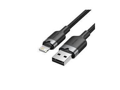CABLE USB2.0 TO LIGHTNING/1M BLACK LANBF VENTION