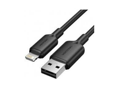 CABLE USB2.0 TO LIGHTNING/2M BLACK LAMBH VENTION
