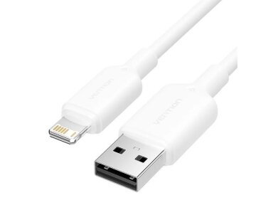 CABLE USB2.0 TO LIGHTNING/2M WHITE LAMWH VENTION
