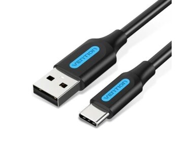 CABLE USB2.0 TO USB-C/1.5M BLACK COKBG VENTION