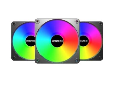 CASE FAN 120MM GF120 V2/ARGB PWM 3I1(B) MONTECH