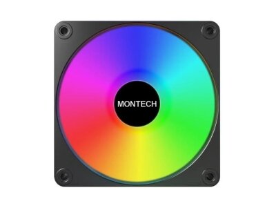 CASE FAN 120MM GF120R V2/ARGB PWM 3I1 (B) MONTECH