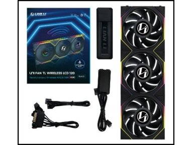 CASE FAN 120MM WRL 3PCS/G99.12TLLCD1W3B.00 LIAN LI