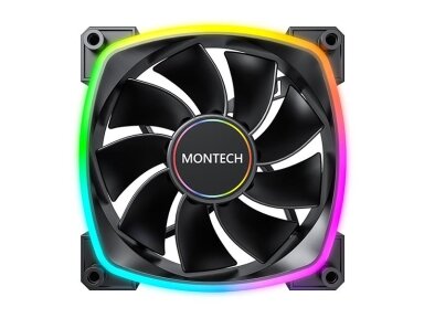 CASE FAN 140MM/RX140 PWM BLACK MONTECH