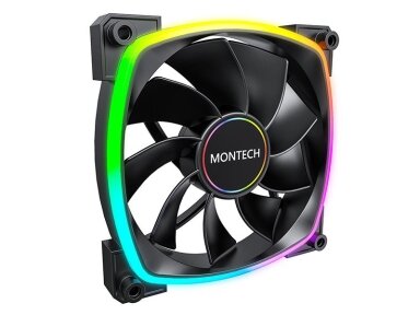 CASE FAN 140MM/RX140 PWM BLACK MONTECH