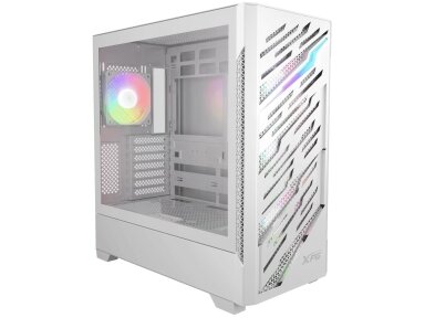 CASE MIDITOWER ATX W/O PSU/STARKERAIRBTFMTA-WHCWW ADATA