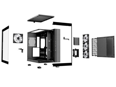 Case|BE QUIET|LIGHT BASE 600 LX|Tower|ATX|MicroATX|MiniITX|Colour Black|BGW67