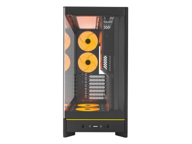 Case|MONTECH|HS02 PRO|MidiTower|Case product features Removeable HDD basket/Transparent panel|Not included|ATX|MicroATX|MiniITX|Colour Black|HS02PRO(B)