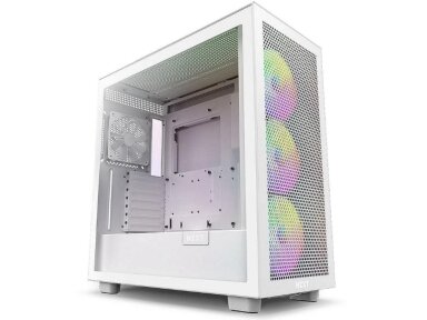 Case|NZXT|H7 Flow RGB|MidiTower|ATX|EATX|MicroATX|MiniITX|Colour White|CM-H72FW-R1