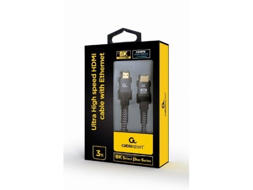 CABLE HDMI-HDMI 8K 3M SELECT/PLUS CCB-HDMI8K-3M GEMBIRD 1