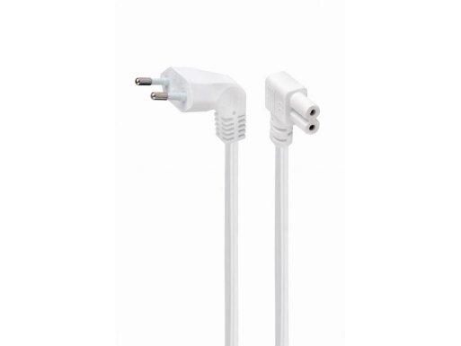 CABLE POWER EU 2.5M ANGLED/PC-184L-VDE-2.5M-W GEMBIRD