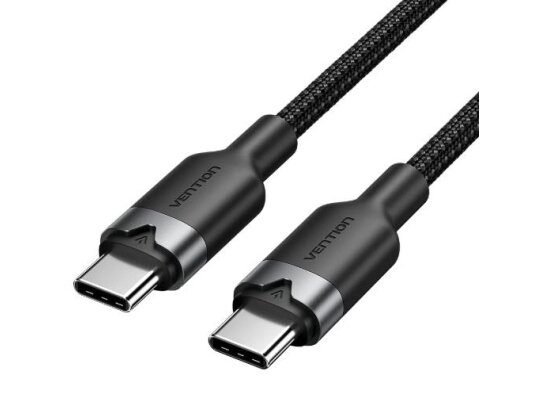 CABLE USB-C TO USB-C/1M BLACK TRDBF VENTION
