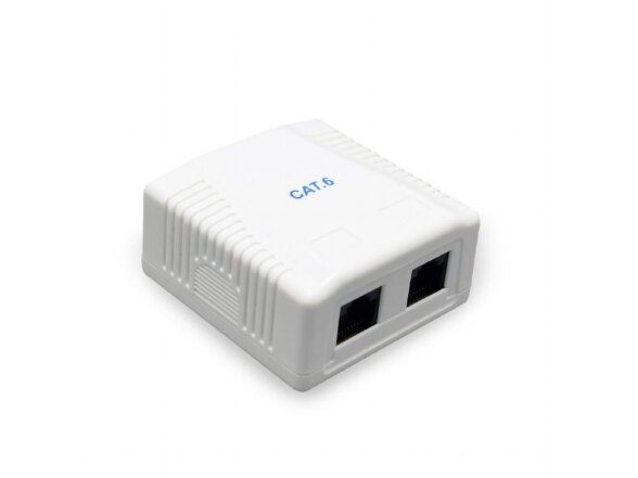 CABLE ACC MOUNT BOX CAT6 UTP/2P NCAC-2U6-01 GEMBIRD CABLE ACC MOUNT BOX CAT6 UTP/2P NCAC-2U6-01 GEMBIRD
