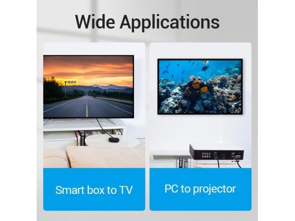 CABLE HDMI 8K/3M BLACK AANBI VENTION 9
