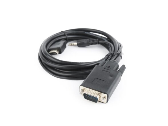 CABLE HDMI-VGA +3.5MM/3M A-HDMI-VGA-03-10 GEMBIRD 1