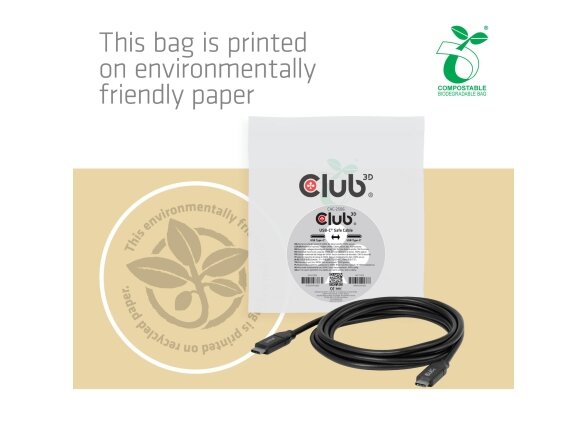 CABLE USB-C 2M/CAC-2506 CLUB3D 6 CABLE USB-C 2M/CAC-2506 CLUB3D 6