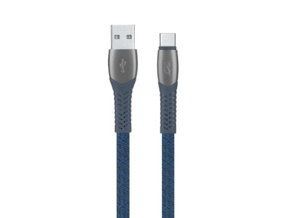 CABLE USB-C TO USB2.0 1.2M/BLUE PS6102 BL12 RIVACASE 1