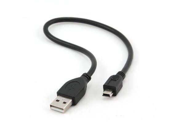CABLE USB2 AM-MINI 30CM BLACK/CCP-USB2-AM5P-1 GEMBIRD CABLE USB2 AM-MINI 30CM BLACK/CCP-USB2-AM5P-1 GEMBIRD