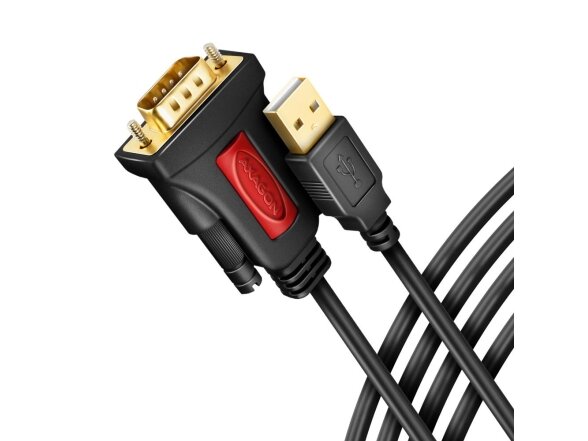 CABLE USB2.0 TO RS-232 DB9-M/1.5M ADS-1PSN AXAGON