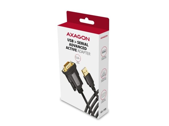 CABLE USB2.0 TO RS-232/1.5M ADS-1PQN AXAGON 1