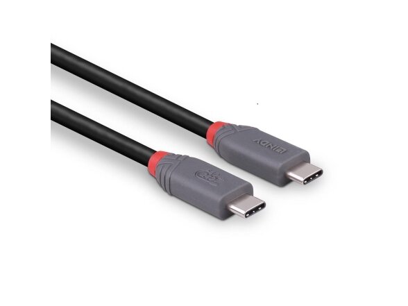CABLE USB4 240W TYPE C 1.5M/40GBPS ANTHRA LINE 36957 LINDY 2 CABLE USB4 240W TYPE C 1.5M/40GBPS ANTHRA LINE 36957 LINDY 2