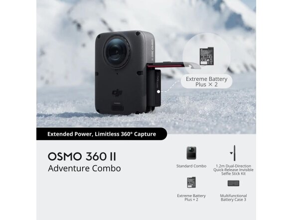CAMERA OSMO 360 II ADVENTURE/COMBO CP.OS.00000636 DJI 3