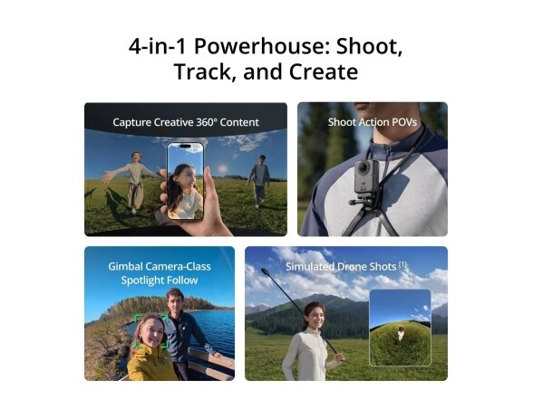 CAMERA OSMO 360 II ADVENTURE/COMBO CP.OS.00000636 DJI 4