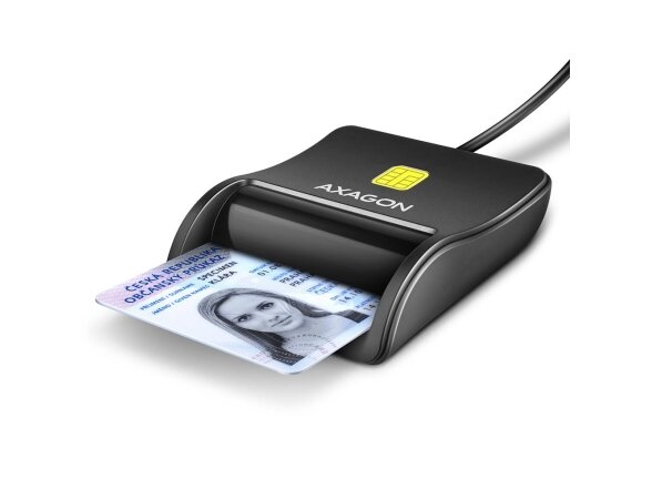 CARD READER FLAT SMARTCARD/USB2.0 1.3M CRE-SM3N AXAGON CARD READER FLAT SMARTCARD/USB2.0 1.3M CRE-SM3N AXAGON