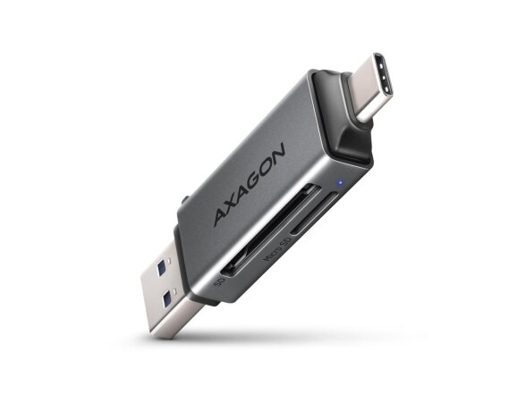 CARD READER USB-C+USB3.2 2SLOT/SD/MICROSD CRE-DAC AXAGON CARD READER USB-C+USB3.2 2SLOT/SD/MICROSD CRE-DAC AXAGON