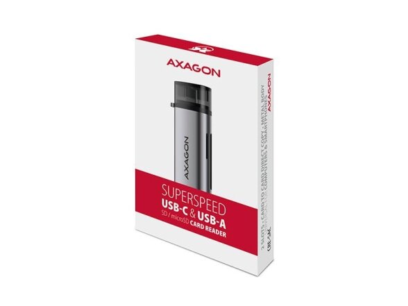 CARD READER USB-C+USB3.2 2SLOT/SD/MICROSD CRE-SAC AXAGON 3