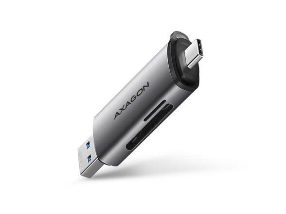 CARD READER USB-C+USB3.2 2SLOT/SD/MICROSD CRE-SAC AXAGON
