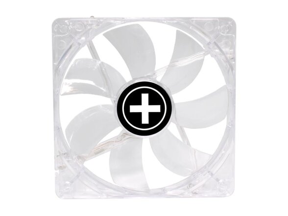 CASE FAN 120MM TRANSP 3PIN+4P/RED 12V XF046 XILENCE 1