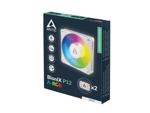 CASE FAN 140MM BIONIX P14 ARGB/WHITE ACFAN00340A ARCTIC 7 CASE FAN 140MM BIONIX P14 ARGB/WHITE ACFAN00340A ARCTIC 7