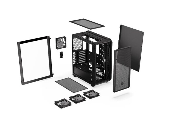 CASE MIDITOWER ATX W/O PSU/ARX 500 ARGB EY2A011 ENDORFY 6