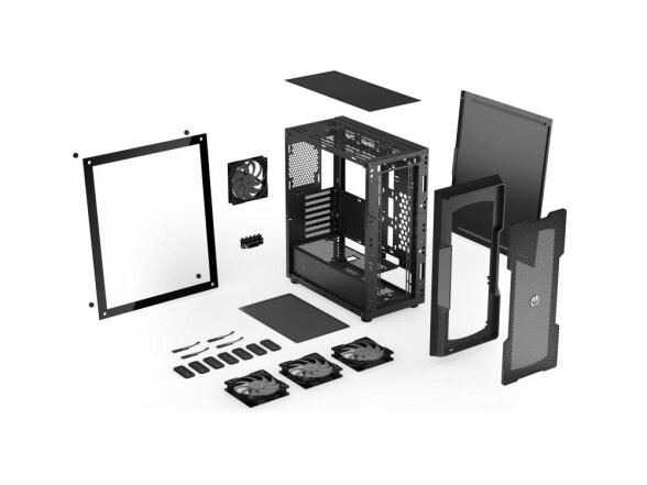 CASE MIDITOWER ATX W/O PSU/REGNUM400 ARGB EY2A009 ENDORFY 6