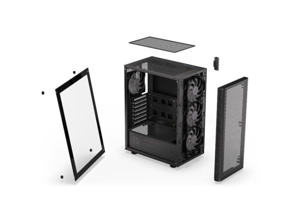 CASE MIDITOWER ATX W/O PSU/VENTUM200 ARGB EY2A014 ENDORFY 5 CASE MIDITOWER ATX W/O PSU/VENTUM200 ARGB EY2A014 ENDORFY 5