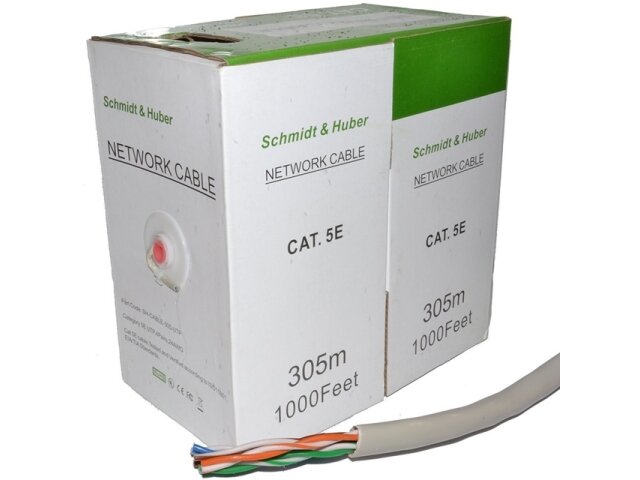 CABLE CAT5E UTP 305M GRAY/UPC-5004E-SOL GEMBIRD 2 CABLE CAT5E UTP 305M GRAY/UPC-5004E-SOL GEMBIRD 2