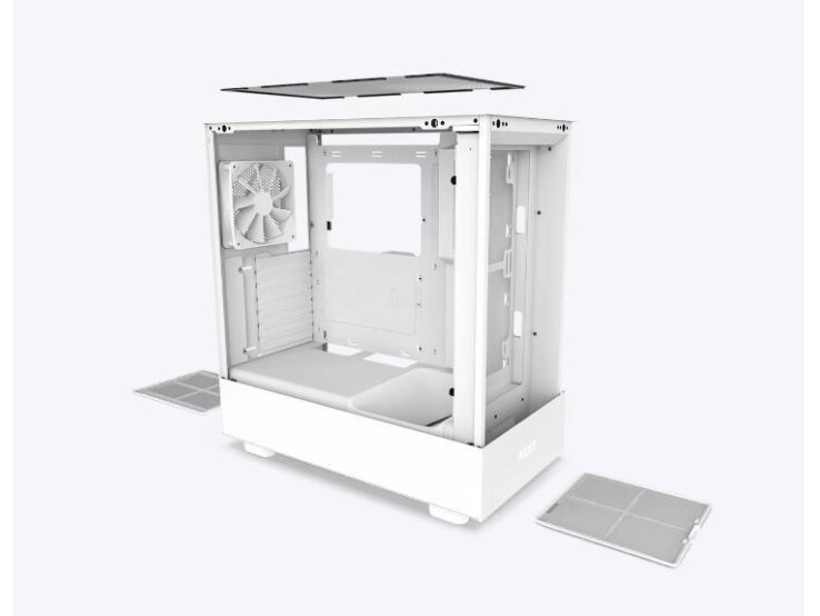 CASE MIDITOWER ATX W/O PSU/WHITE H5 FLOW NZXT 3 CASE MIDITOWER ATX W/O PSU/WHITE H5 FLOW NZXT 3