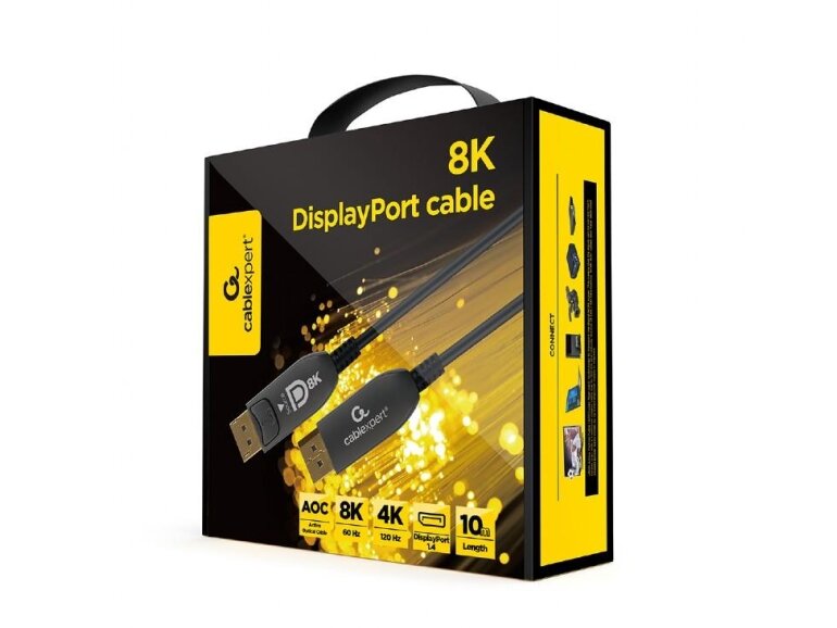 CABLE DISPLAY PORT 10M AOC/PREM CC-DP8K-AOC-10M GEMBIRD 2