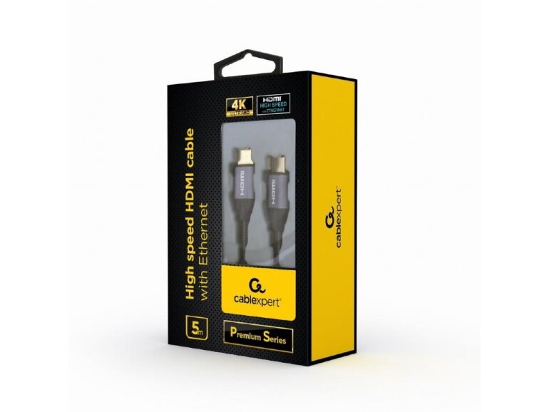 CABLE HDMI-HDMI 5M V2.0/PREMIUM CCBP-HDMI-5M GEMBIRD 2 CABLE HDMI-HDMI 5M V2.0/PREMIUM CCBP-HDMI-5M GEMBIRD 2