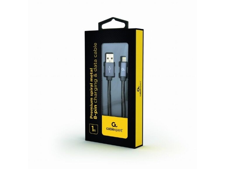 CABLE LIGHTNING TO USB2 1M/CC-USB2S-AMLM-1M-BG GEMBIRD 1