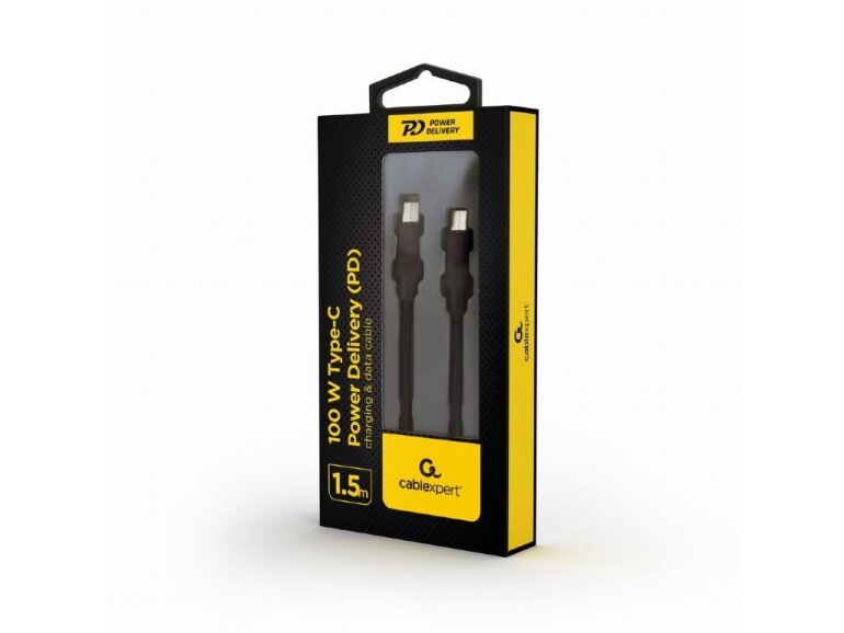 CABLE USB-C PD 1.5M/CC-USB2-CMCM100-1.5M GEMBIRD 1
