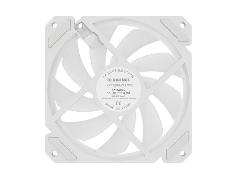 CASE FAN 120MM PWM ARGB REVERS/4PIN WHITE XF066 XILENCE 4