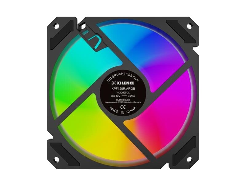 CASE FAN 120MM PWM ARGB REVERS/4PIN XF065 XILENCE 2