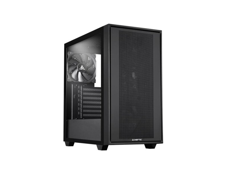 CASE MIDITOWER ATX W/O PSU/GS-03B-BLK-OP-NHUNTER CHIEFTEC