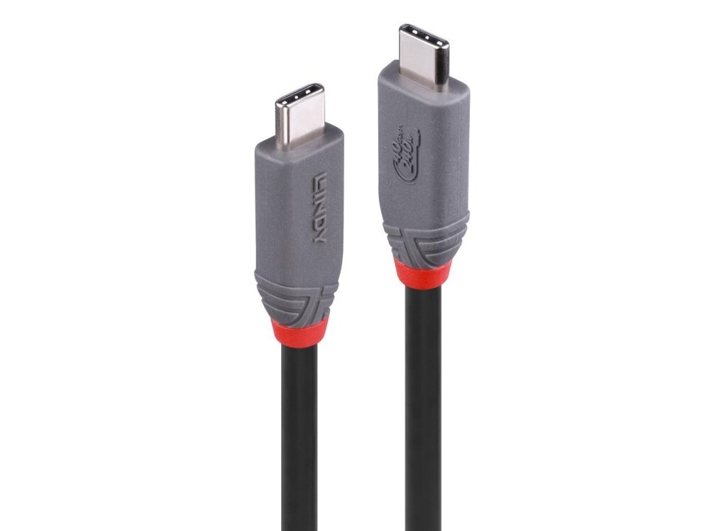 CABLE USB4 240W TYPE C 1.5M/40GBPS ANTHRA LINE 36957 LINDY