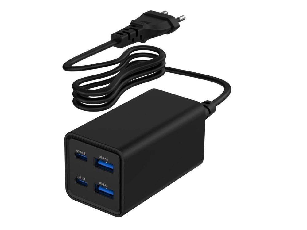 CHARGER USB UNIVERSAL 4P 65W/TA-UC-2A2C-PD65-01-BK GEMBIRD CHARGER USB UNIVERSAL 4P 65W/TA-UC-2A2C-PD65-01-BK GEMBIRD