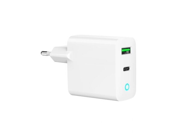 CHARGER USB 20W 2PORT/TA-UC-PDQC20L-W-01 GEMBIRD 2